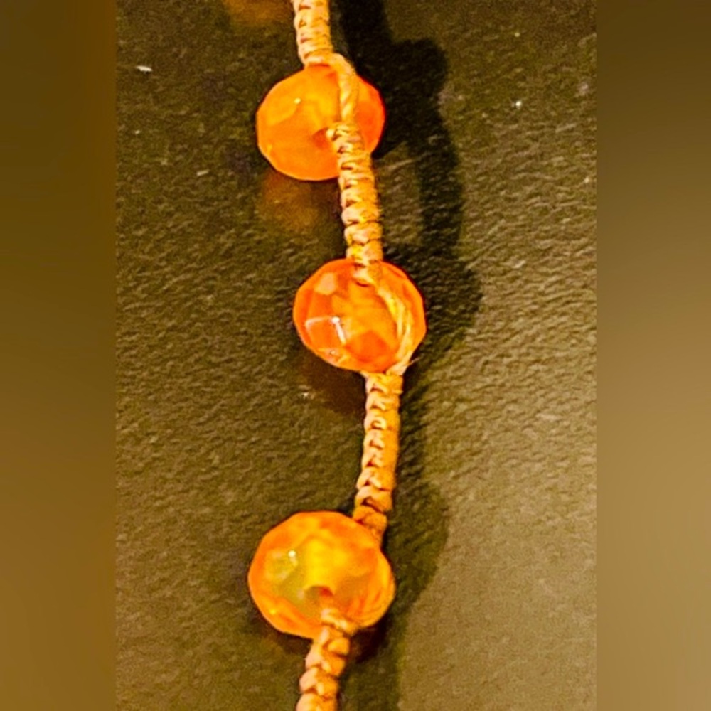 SILPADA .925 Sterling Silver Moroccan Sunset Faceted Aventurine Necklace - Picture 7 of 12